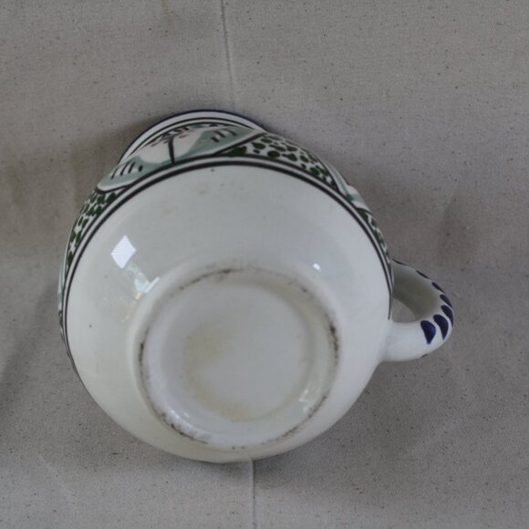 New Le Souk Ceramic Milika Stoneware 16 oz Goblet / Mug hand Painted - Picture 5 of 6